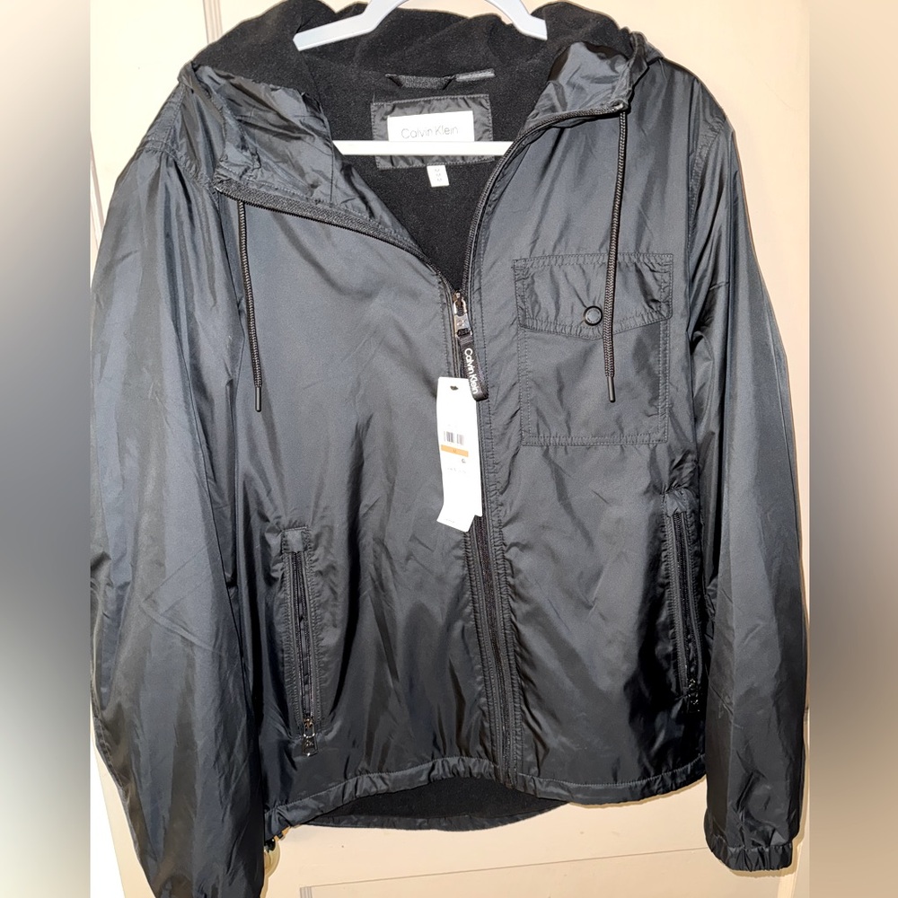 Calvin Klein zip up jacket- brand new tags on it still!